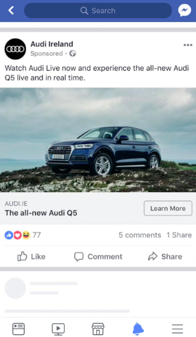 Facebook Ads Example