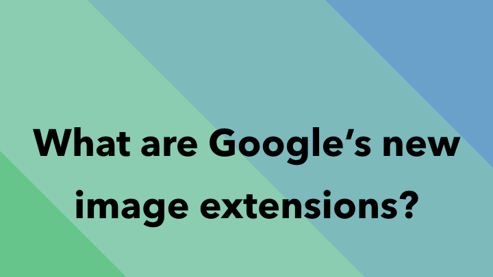 What are google's new image extensions