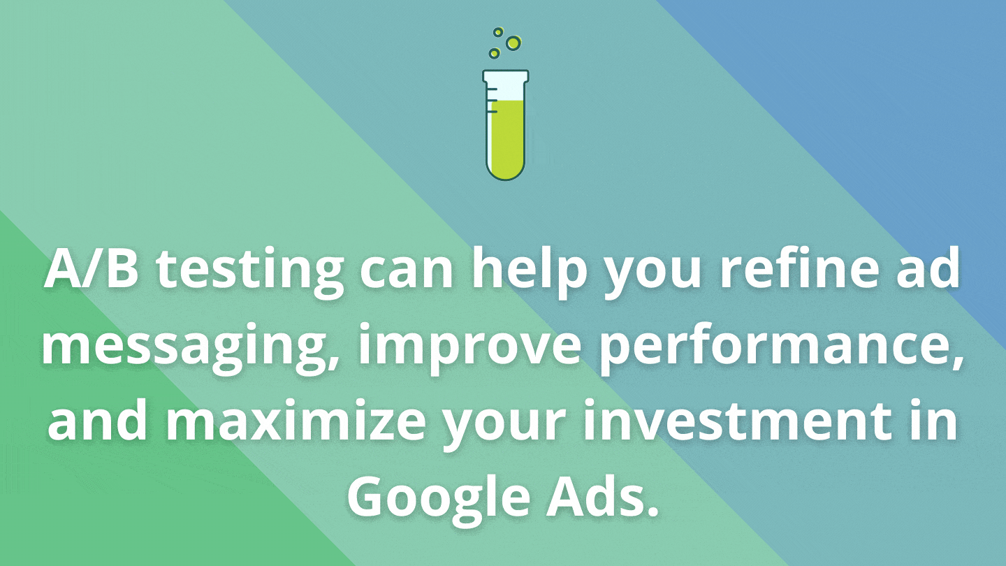 A/B testing in Google Ads